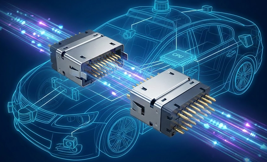 捷融电子发布新一代高频高速连接器 适配 10Gbps 智能驾驶传输需求