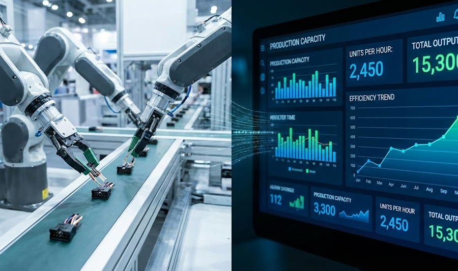 捷融电子智能产线投产