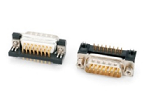 大电流HDR15母90度插板锁螺丝