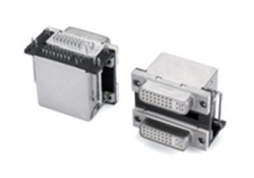 DVI双胞胎29母对29母半金铆合带壳框